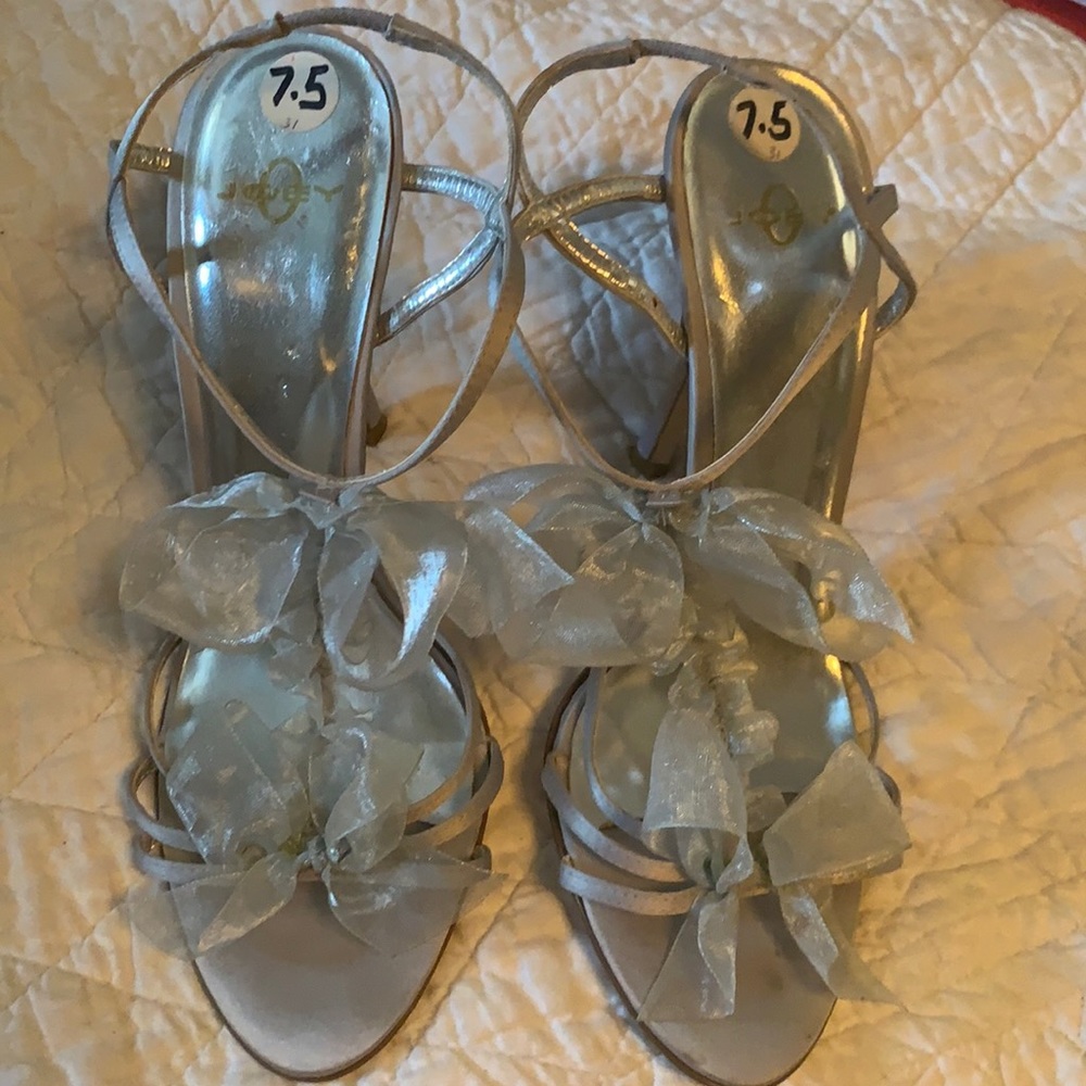 Silver heels